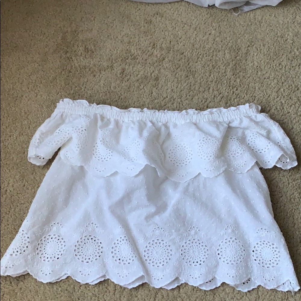 Off the shoulder AE top